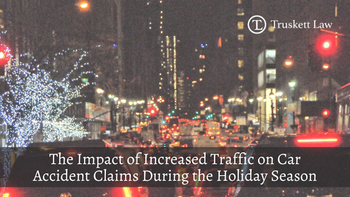 Increased Holiday Traffic Accidents