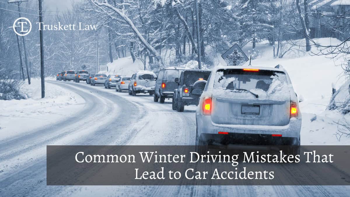 Winter Driving Car Accidents